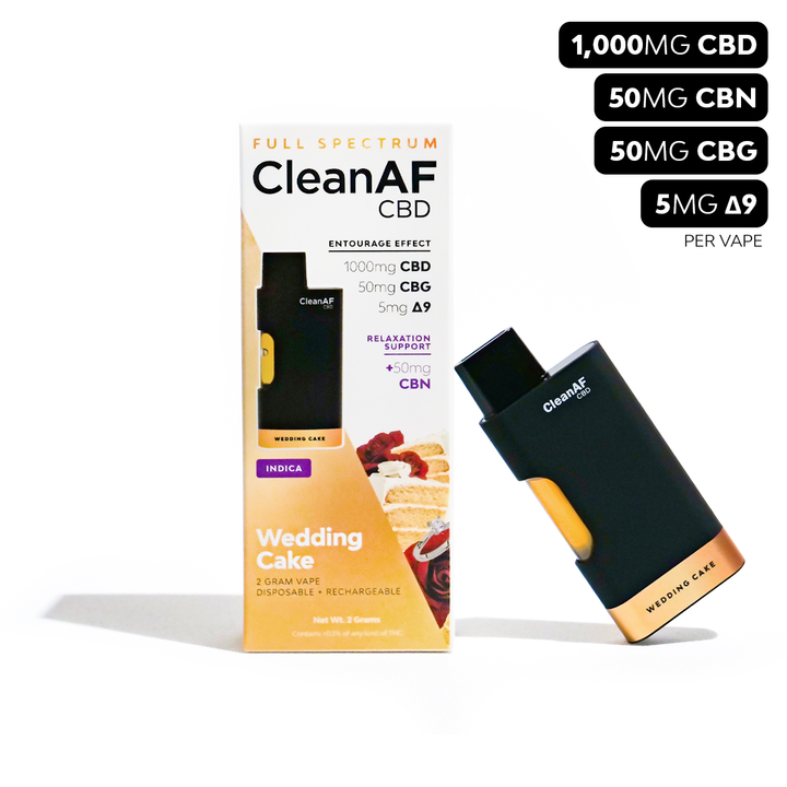 CleanAF CBD Full Spectrum THC Disposable - 2g