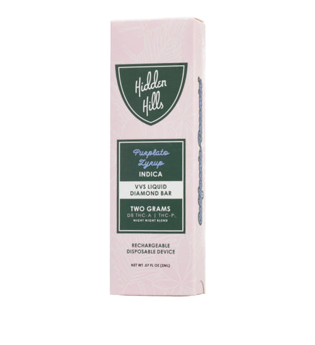 Hidden Hills VVS Liquid Diamond Bar Disposable Vape - 2g