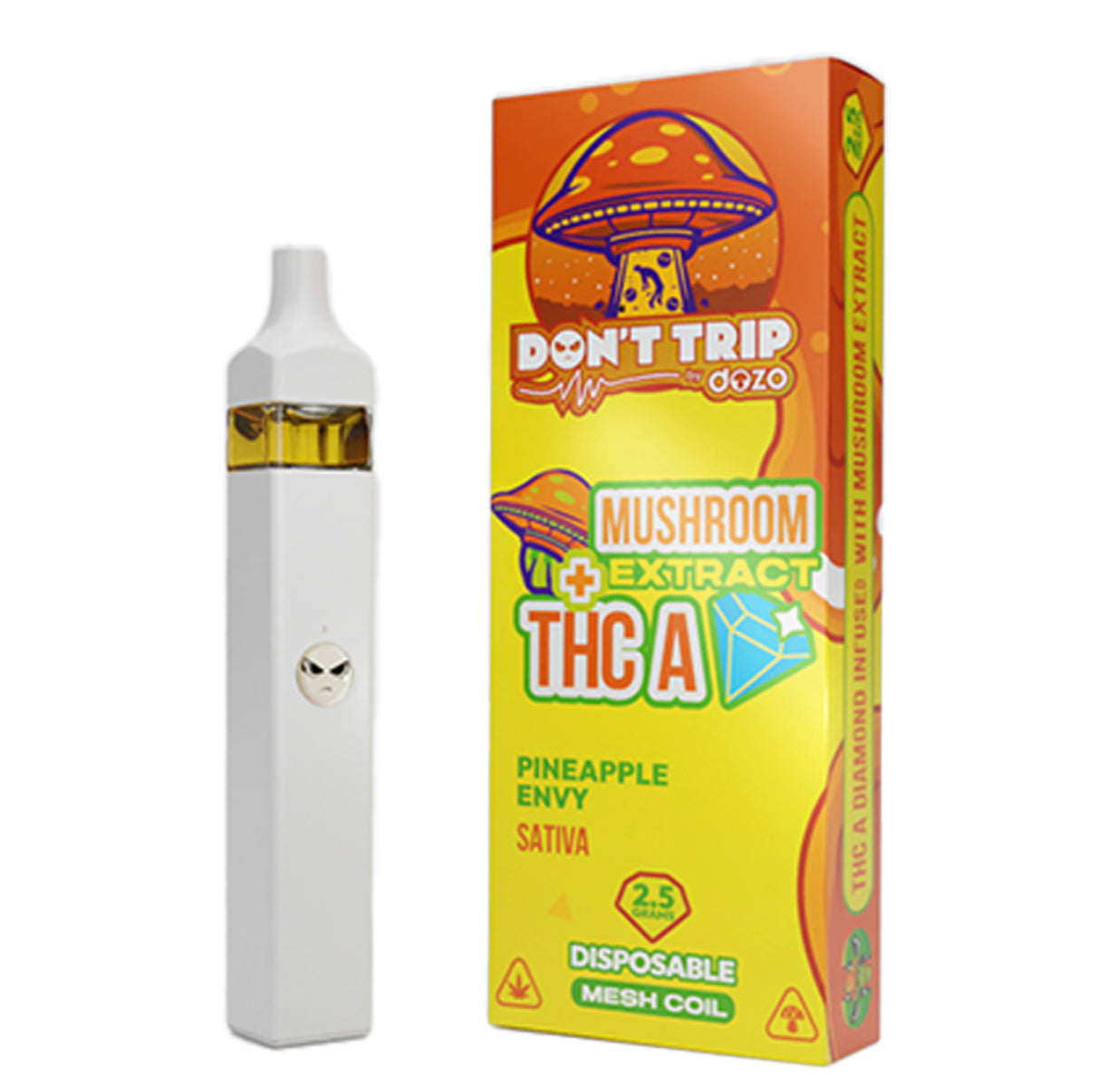 Dozo Don’t Trip Mushroom + THC-A Diamond Disposable - 2.5g