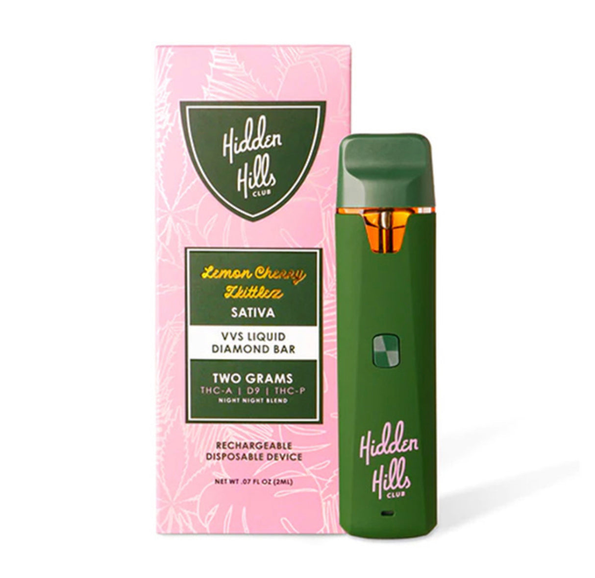 Hidden Hills VVS Liquid Diamond Bar Disposable Vape - 2g