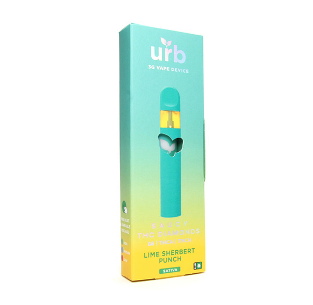 Urb Saucy THC Diamonds Disposable - 3g