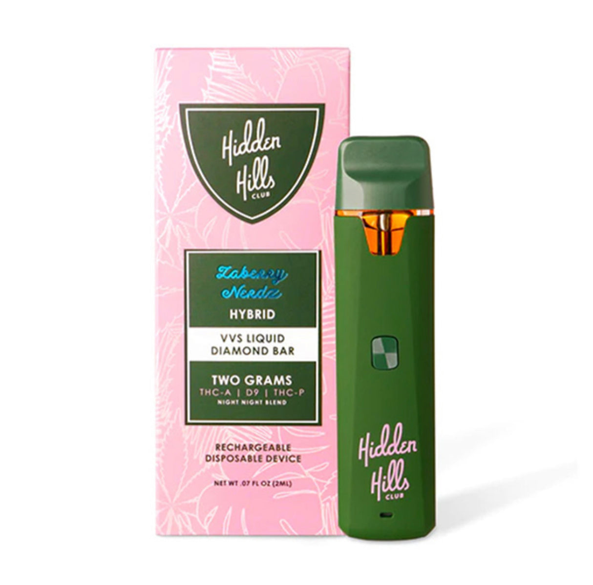 Hidden Hills VVS Liquid Diamond Bar Disposable Vape - 2g