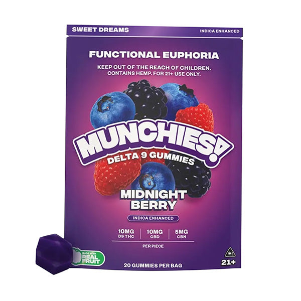 Delta Munchies Functional Euphoria Delta 9 Gummies - 400mg