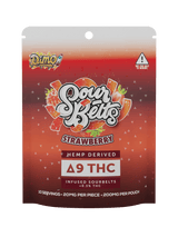 Dino Sour Belts Hemp Derived Delta 9 - 200MG