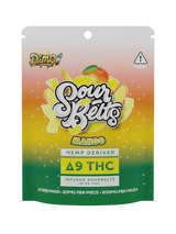 Dino Sour Belts Hemp Derived Delta 9 - 200MG