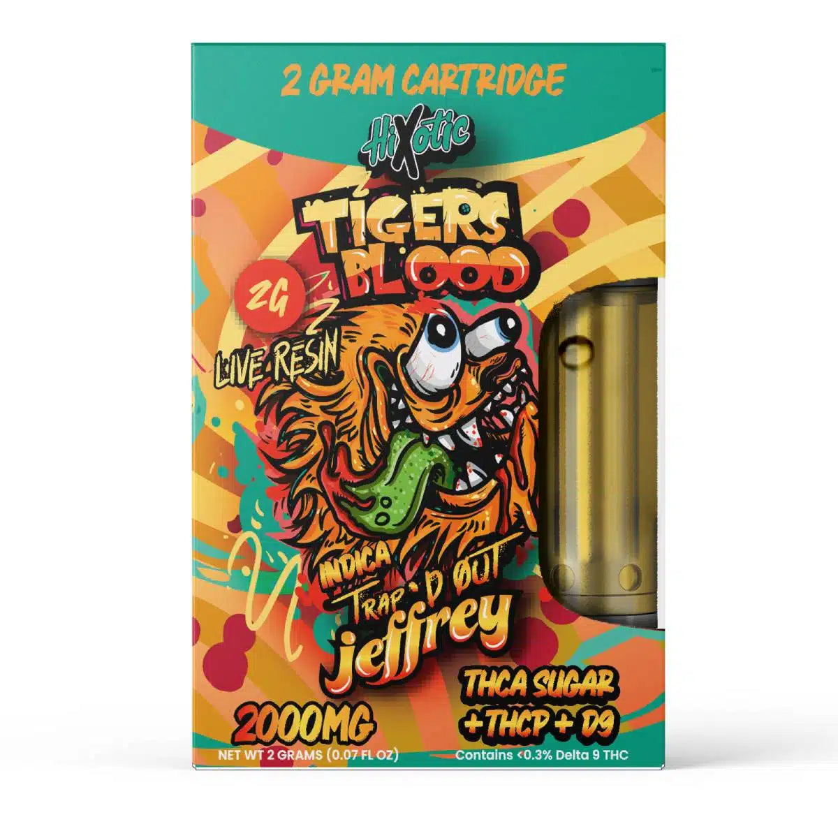 HiXotic Trap’d Out Jeffrey Cartridge - 2g