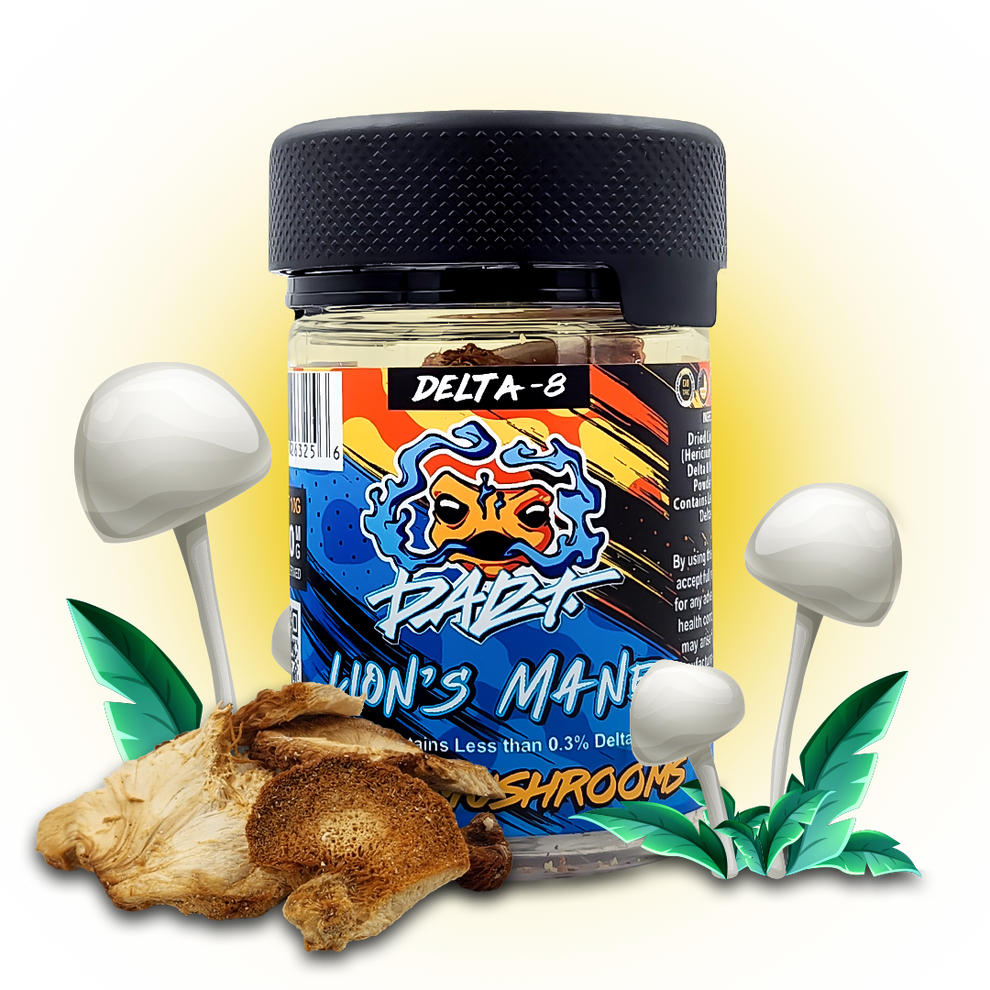 Dart Hemp Delta 8 Infused Mushrooms -1000MG