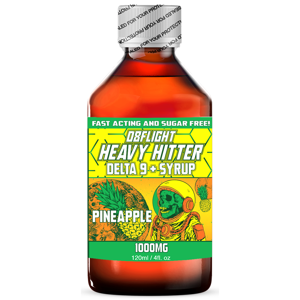 D8Flight: Heavy Hitter Delta 9 Syrup - 1000mg