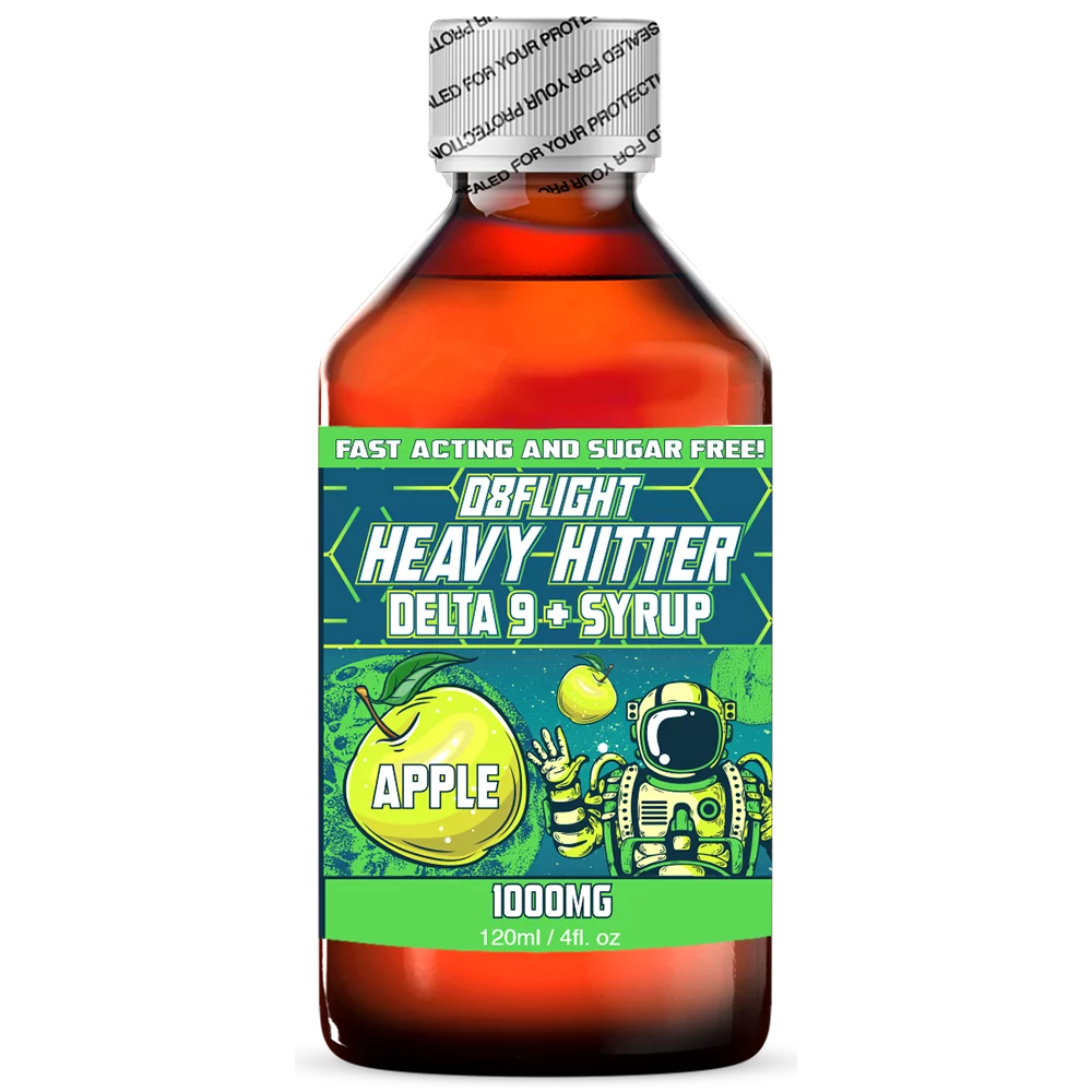 D8Flight: Heavy Hitter Delta 9 Syrup - 1000mg