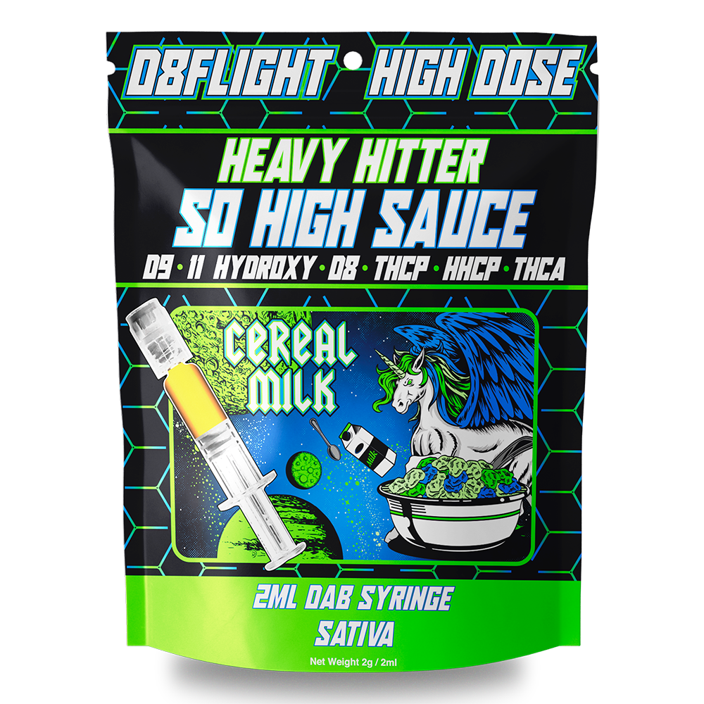 D8Flight Heavy Hitter So High Sauce Dab Syringe - 2G