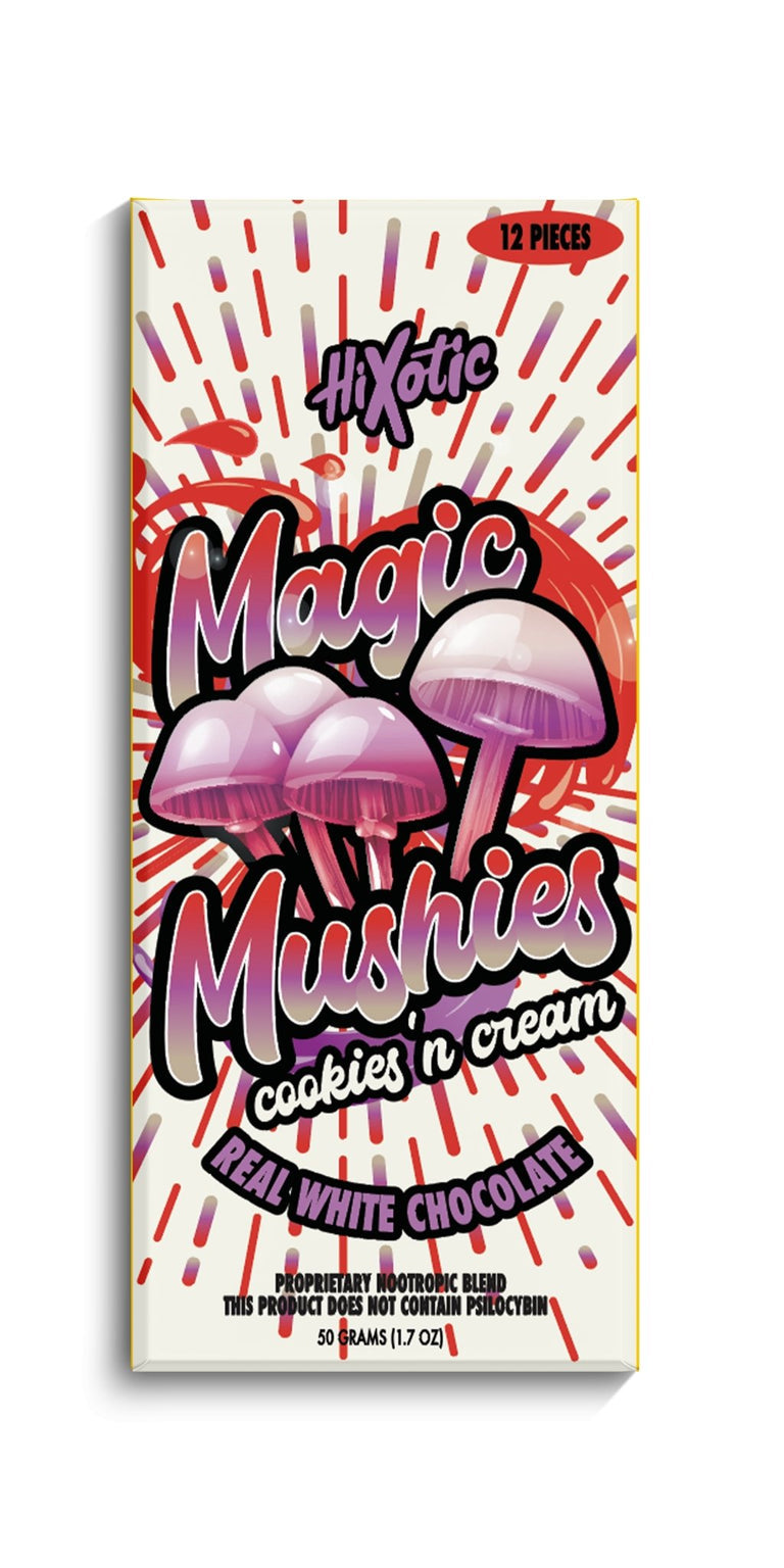 HiXotic Magic Mushies Chocolate Bar - 50G