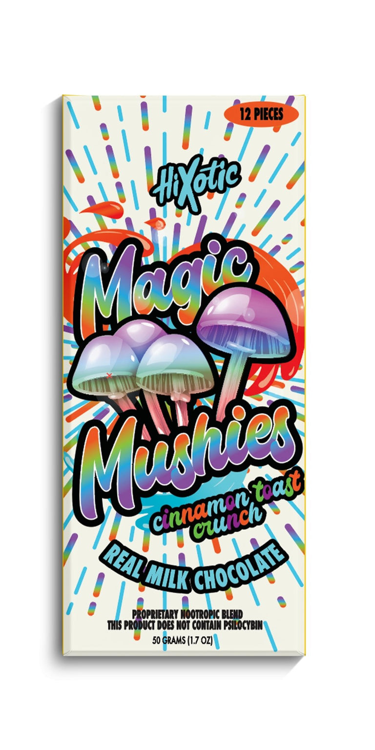 HiXotic Magic Mushies Chocolate Bar - 50G