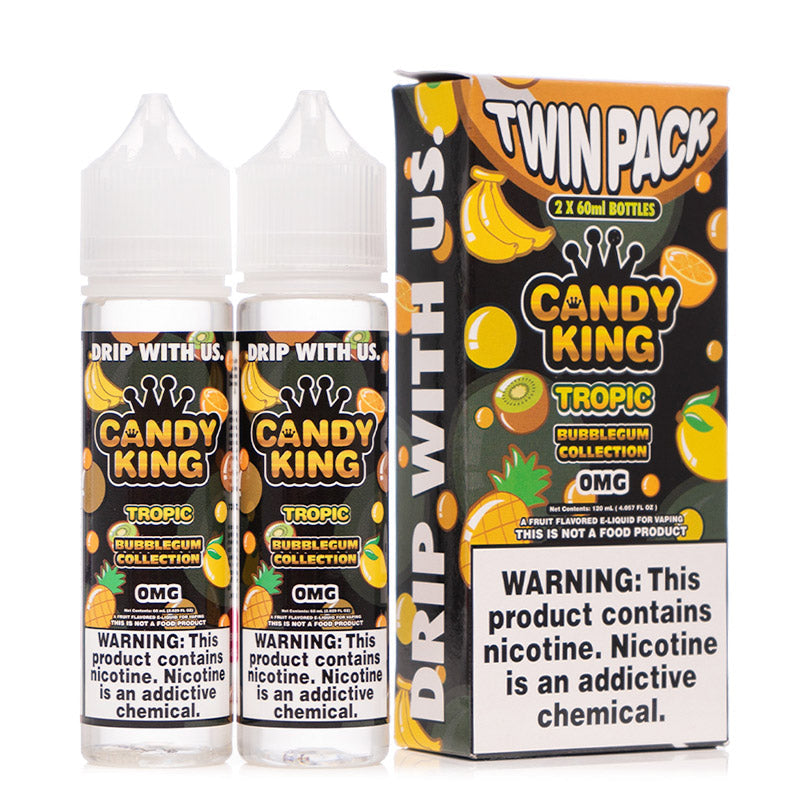 Candy King Twin Pack Bubblegum Collection E-Juice 120ML (6MG/ML) (3MG/ML)