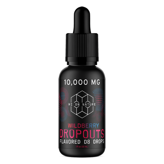 Hi On Nature: Dropouts Delta-8 Tincture - 30ml, 10,000mg