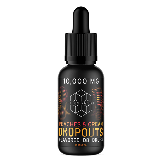 Hi On Nature: Dropouts Delta-8 Tincture - 30ml, 10,000mg