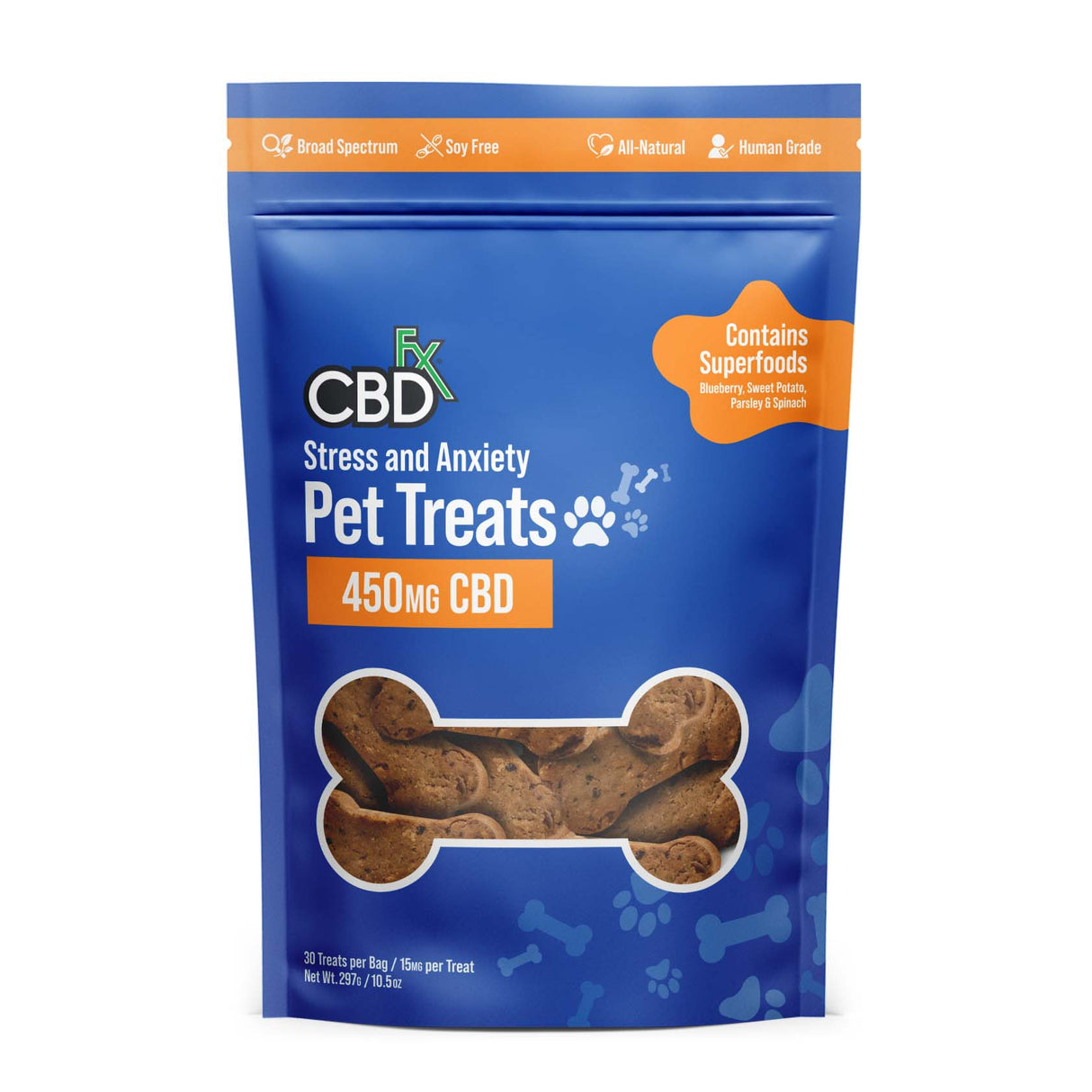 CBDfx Strees And Anxiety Pet Treats