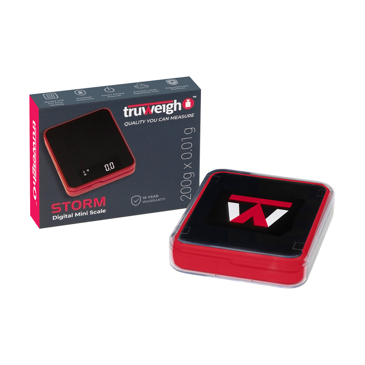 TrueWeigh STORM Digital Mini Scale - 200g x 0.01g