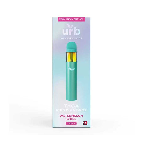 Urb THCA Iced Diamonds Cooling Menthol Disposable - 3g