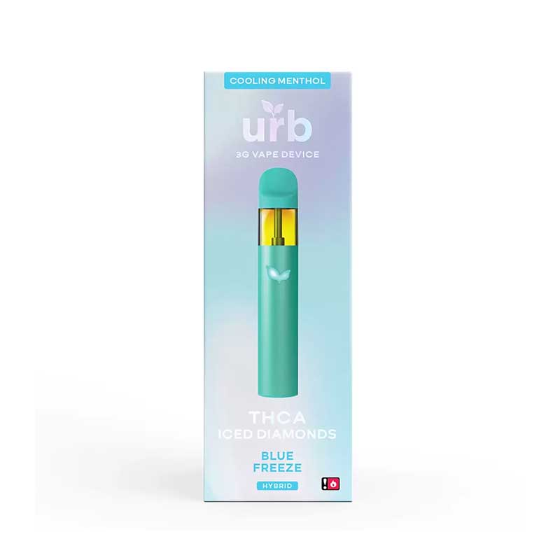 Urb THCA Iced Diamonds Cooling Menthol Disposable - 3g