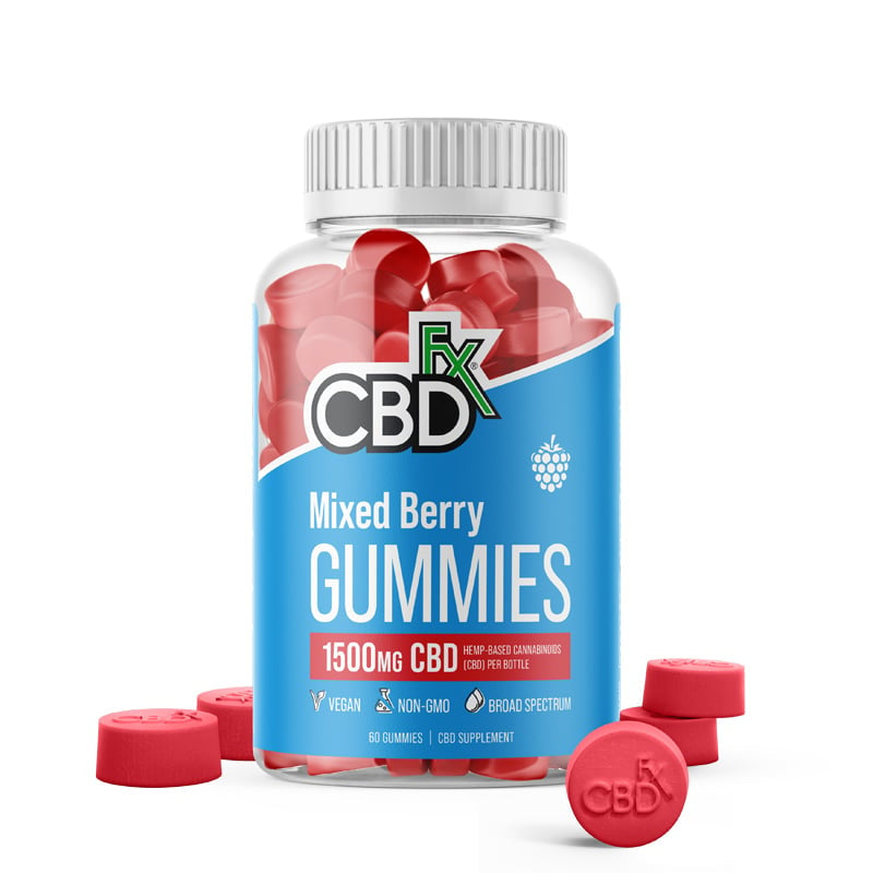 CBDfx 60 Gummies - 1500MG