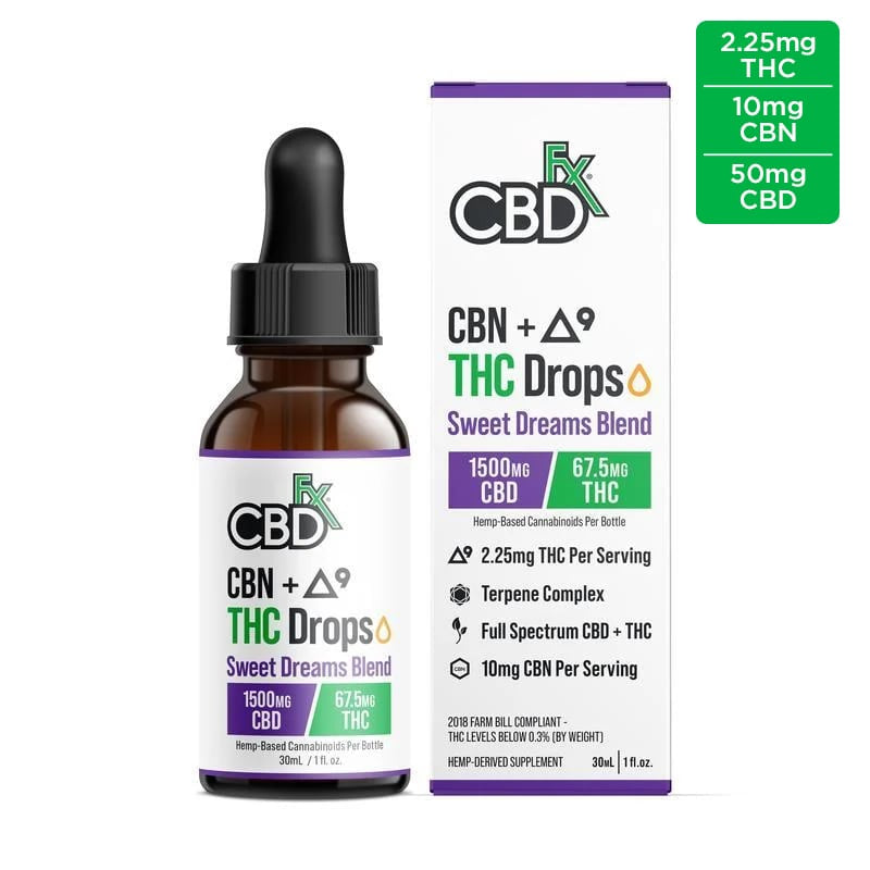 CBDfx THC Drops - 1500MG