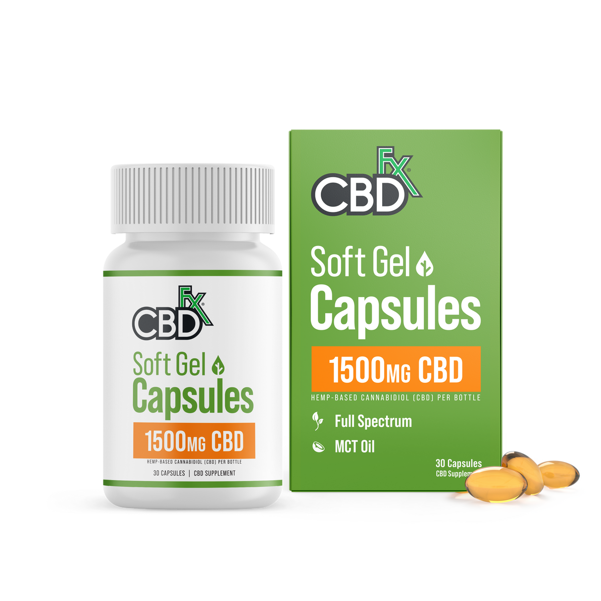 CBDfx Soft Gel Capsules - 1500MG