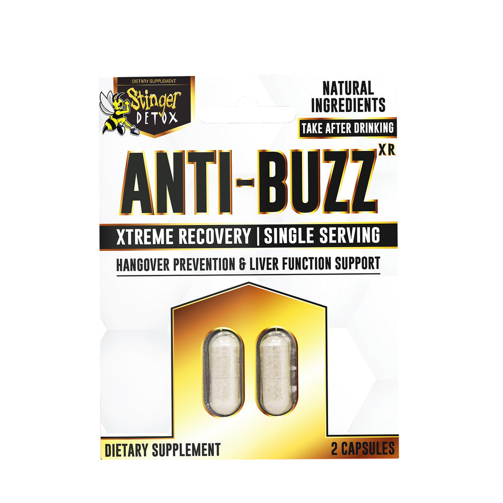 Stinger Detox Anti-Buzz Xtreme Recovery Single Serving Capsules