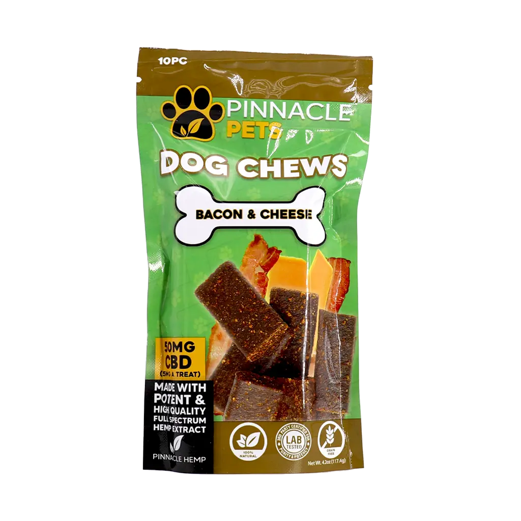 Pinnacle Pets CBD Dog Chews 10 count - 50MG