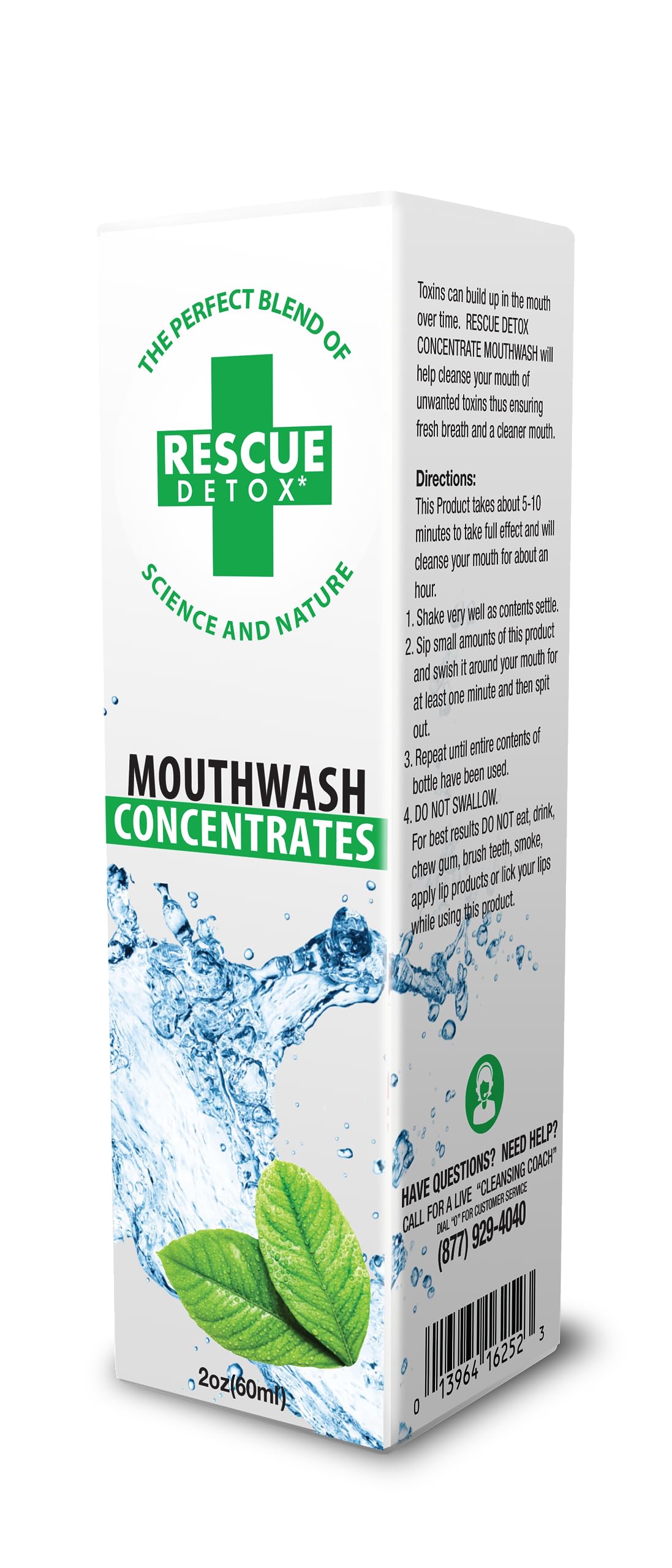 Rescue Detox MouthWash Concentrates - 2OZ