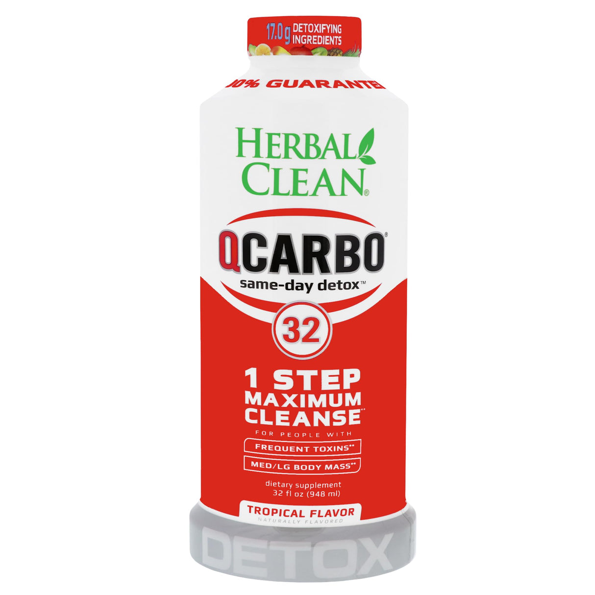 Herbal Clean Qcarbo Same Day Detox 32 FL OZ (948ml)