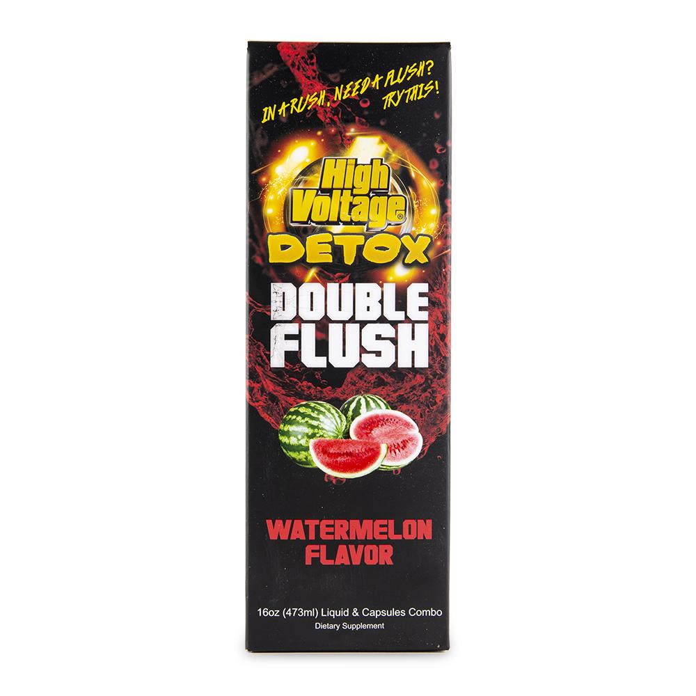 High Voltage Detox Double Flush: Liquid & Capsules Combo - 16 oz (473 ml)