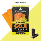 King Palm Goji Blunt Wraps - 4 Pack & Filter Tips