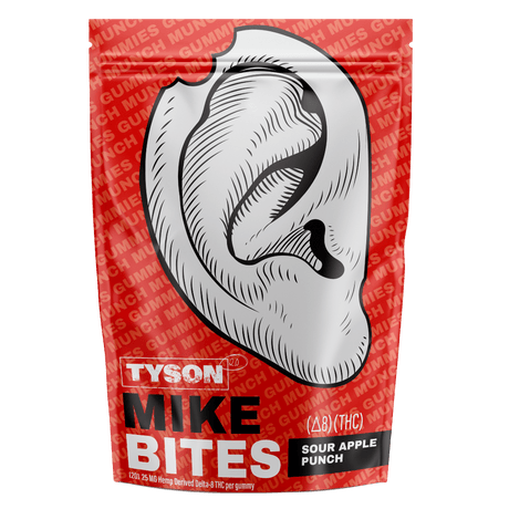 Tyson 2.0 Mike Bites Delta-8 Gummies - 500MG