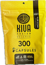 KIVA Kratom Reserve 300 Pure Whole Leaf Botanical Capsules