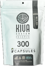 KIVA Kratom Reserve 300 Pure Whole Leaf Botanical Capsules