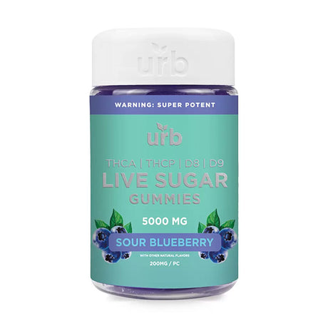 Urb THCA | THCP | D8 | D9 Live Sugar Gummies - 5000MG