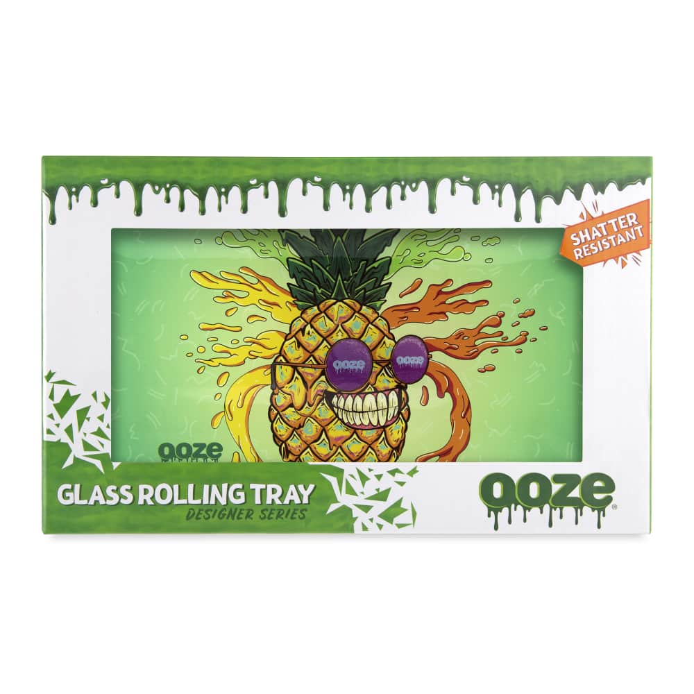 Ooze Glass Rolling Tray Designer Series Medium - Shatter Resistant