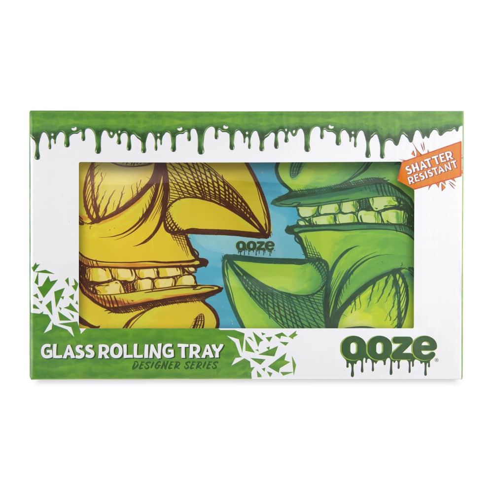 Ooze Glass Rolling Tray Designer Series Medium - Shatter Resistant