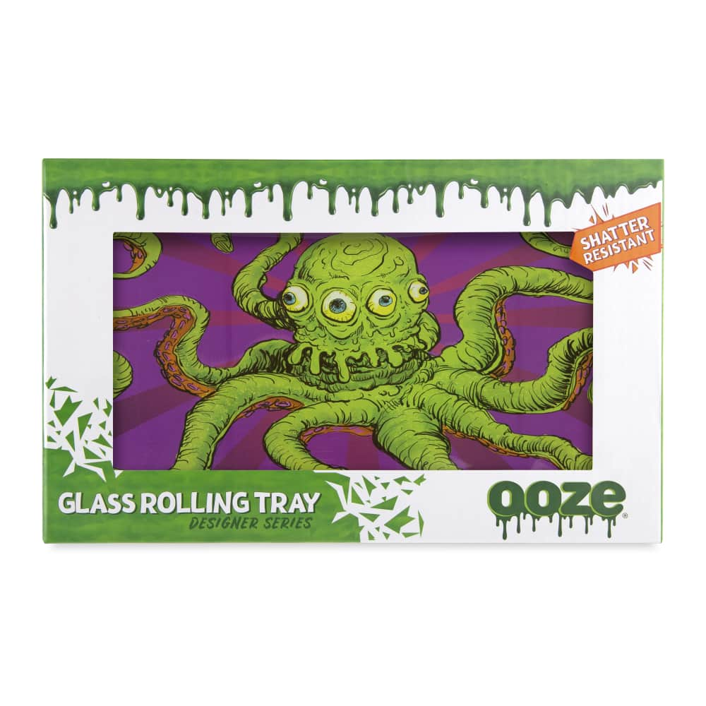 Ooze Glass Rolling Tray Designer Series Medium - Shatter Resistant