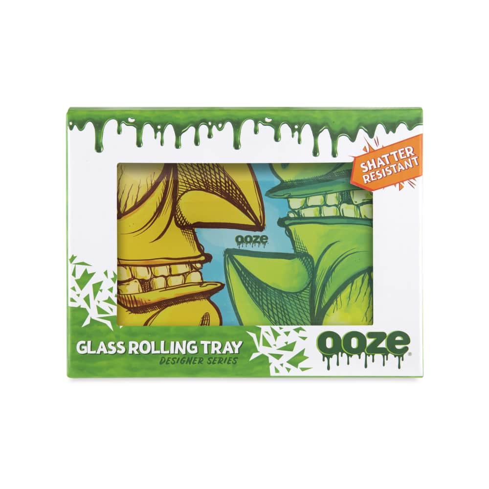 Ooze Glass Rolling Tray Designer Series Small - Shatter Resistant