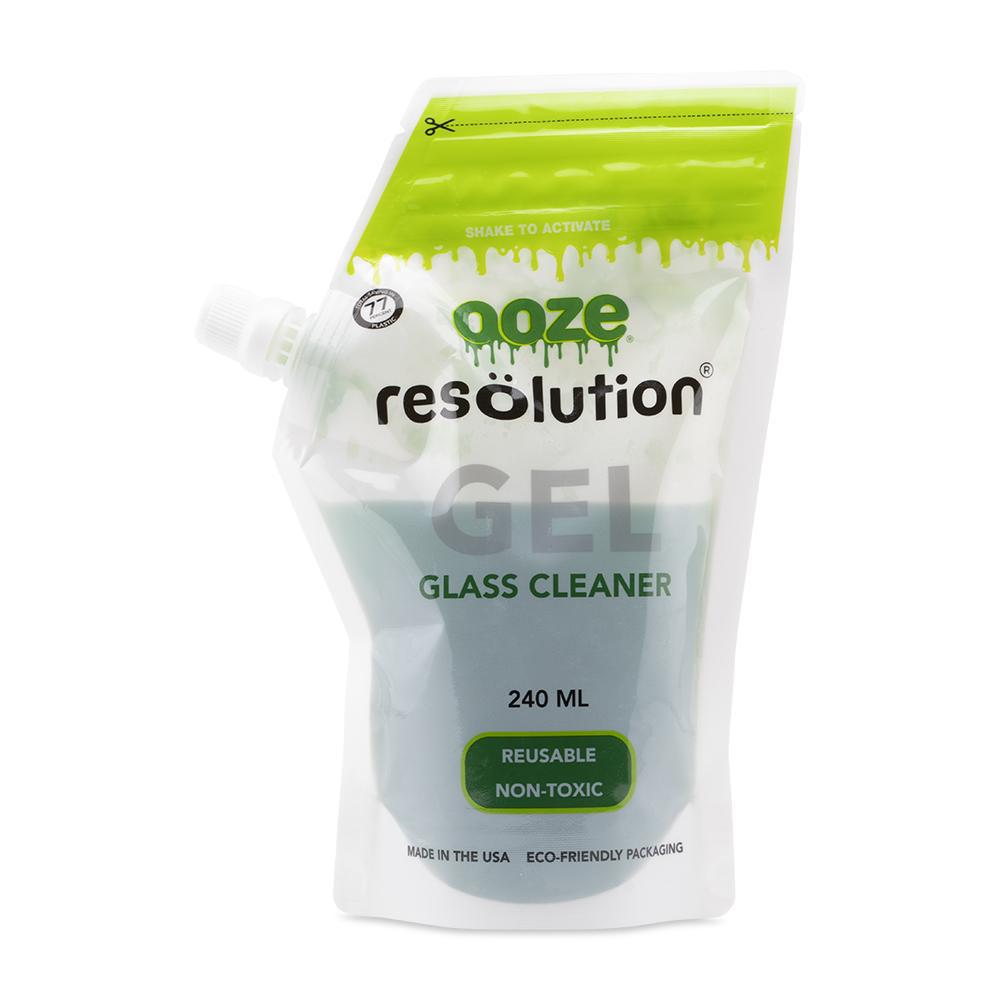 ooze Resolution Gel Glass Cleaner Reusable Non-Toxic - 240 ML