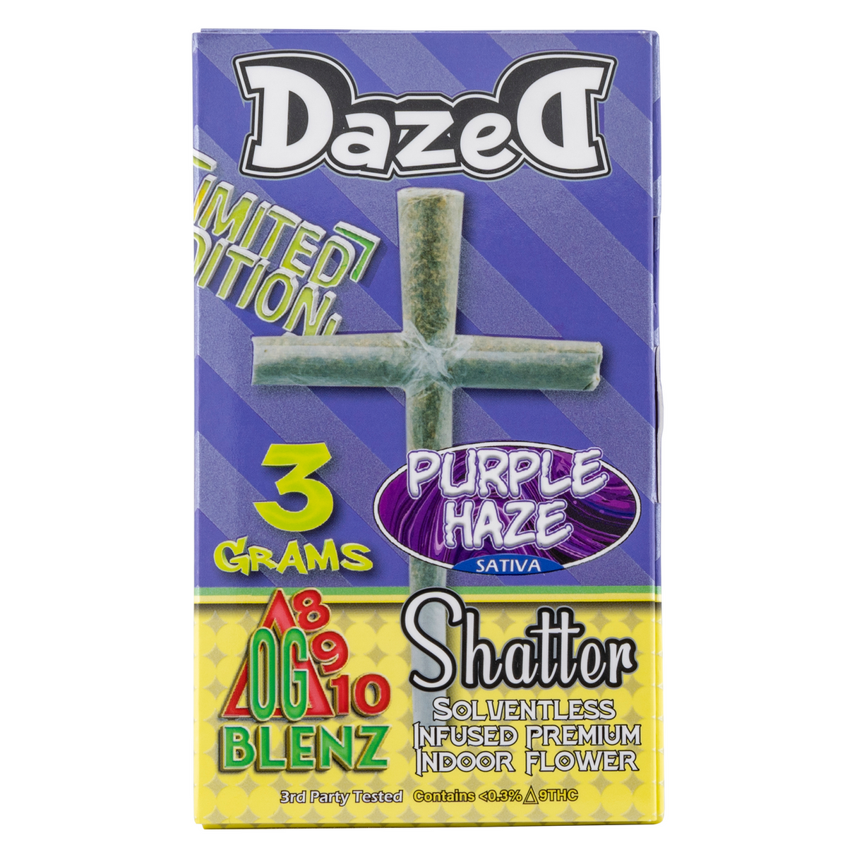 Dazed Limited Edition Shatter Cross Joint - 3G