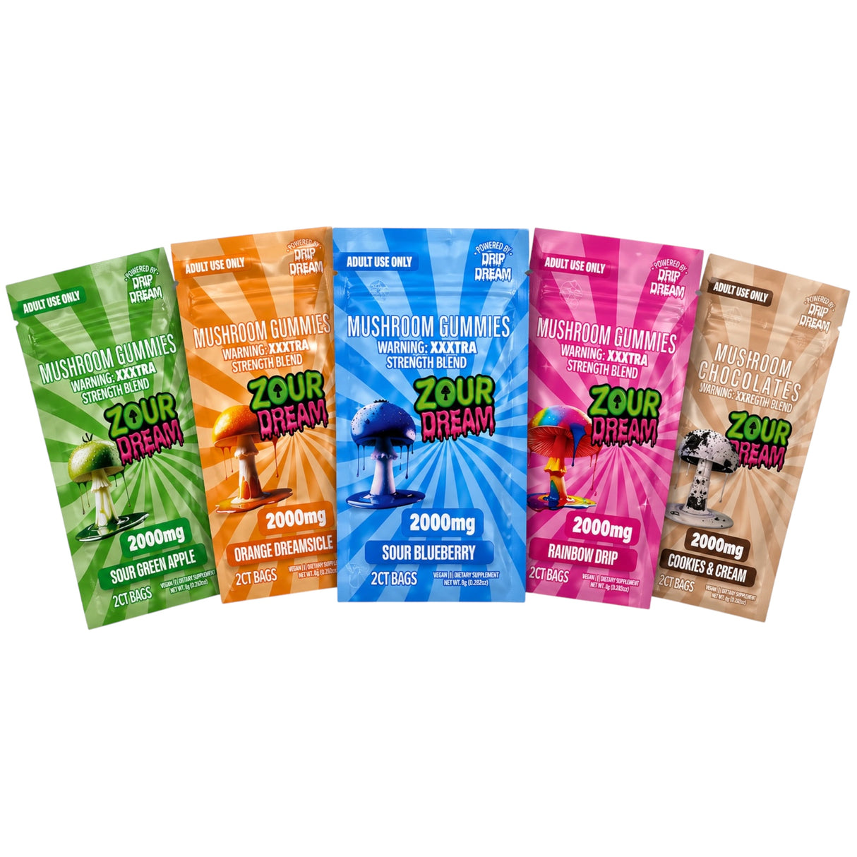 Zour Dream Mushroom Chocolates - 2,000mg