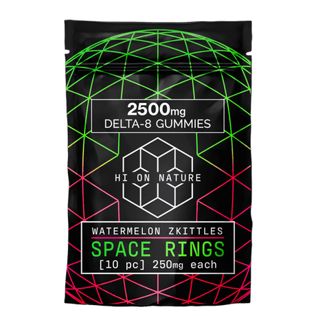 Hi On Nature DELTA 8 Space Rings - 2500MG