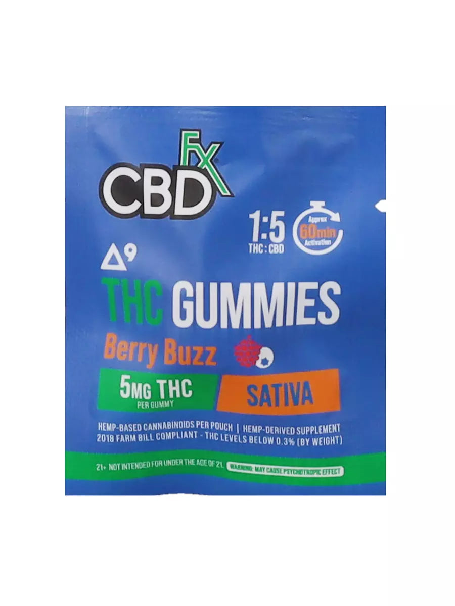 CBDfx Delta 9 THC Gummies - 5MG THC