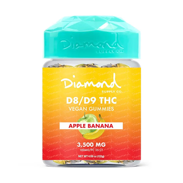 Urb Diamond Supply Co. D8/D9 THC Vegan Gummies- 3,500MG