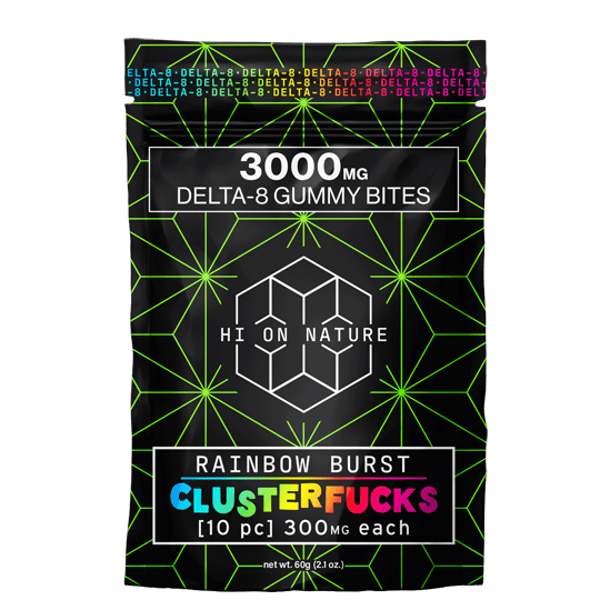 Hi On Nature Delta-8 Gummy Bites - 3,000MG