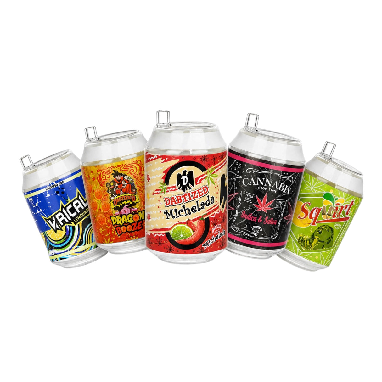 Dabtized Canapipe Glass Hand Pipe