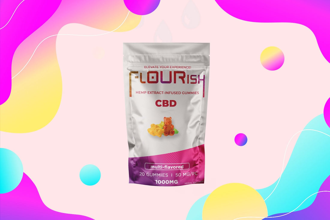 Flourish Hemp Extract CBD Gummies - 20 Gummies