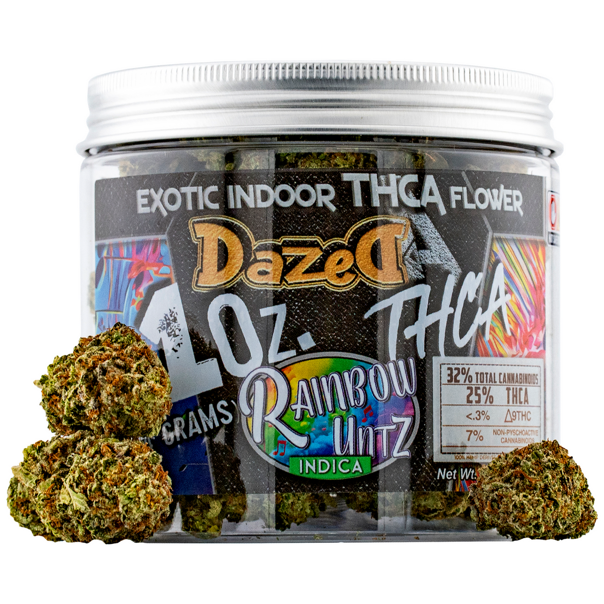 Dazed8 THC-A Exotic Indoor Flowers - 1oz